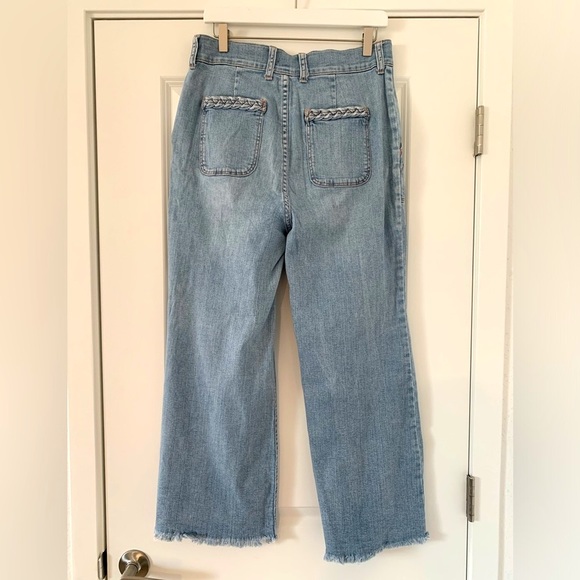 MOVING SALE | Women’s Urban Outfitters BDG Cropped Wide Leg Jeans, Size 31 - Picture 4 of 6